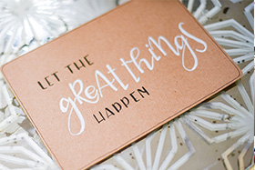 Gutschein zum Verschenken Letteringworkshop